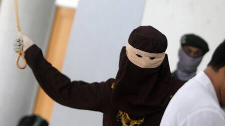 Latigazos. Foto: EFE