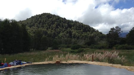 Termas de Lahuen Co, en Neuquén.