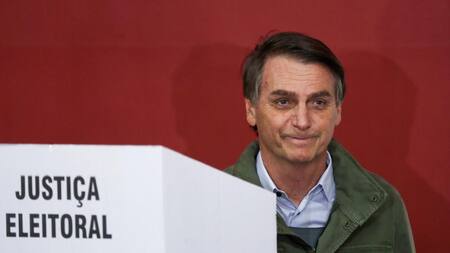 Voto Bolsonaro (Reuters) - Elecciones en Brasil