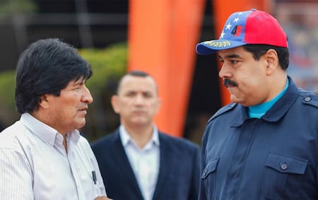 Evo Morales y Nicolás Maduro