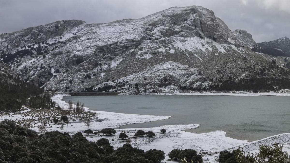 España bajo hielo. Foto: EFE.