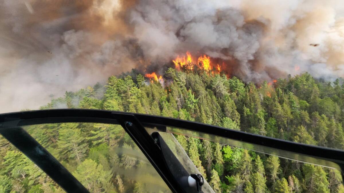 Incendios en Canadá. Foto: EFE.