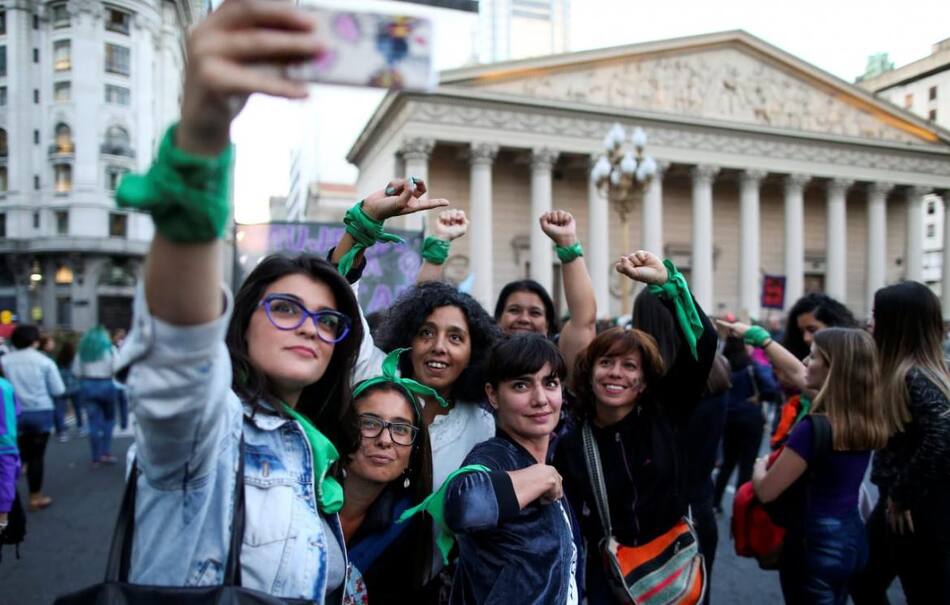 Día de la Mujer - Marcha en Argentina #8M (Reuters)