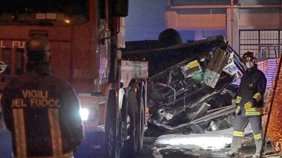 Trágico accidente en Italia. EFE.