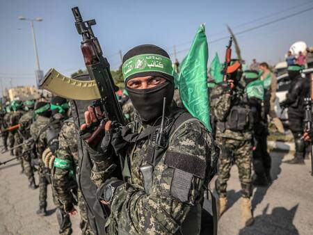 Grupo Hamás. Foto: EFE