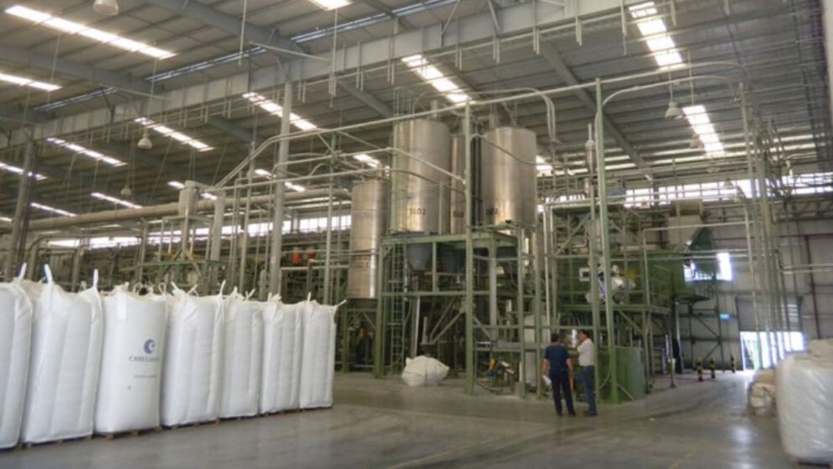 La planta de reciclado Ecopek en General Pacheco.