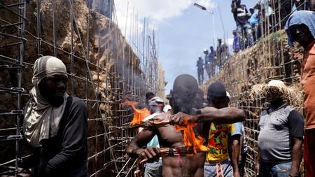 Violencia en la frontera entre Haití y República Dominicana. Foto: Reuters.