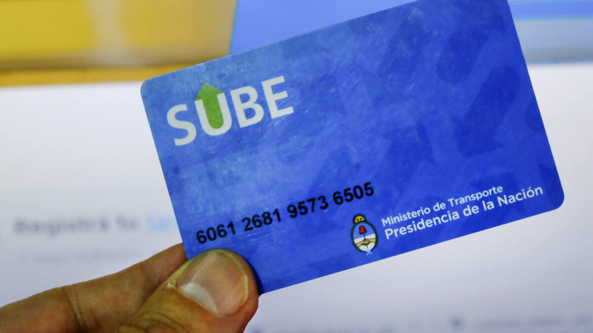 SUBE. Foto: NA