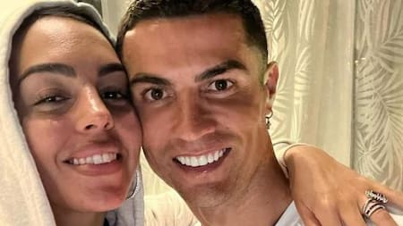 Georgina Rodríguez y Cristiano Ronaldo. Foto: Instagram/georginagio