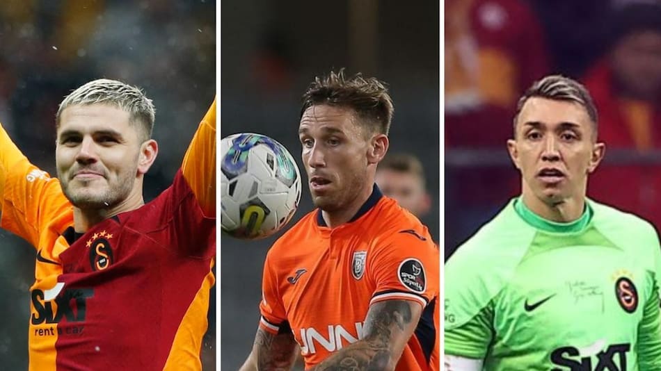 Mauro Icardi, Lucas Biglia y Fernando Muslera. Foto: Instagram.