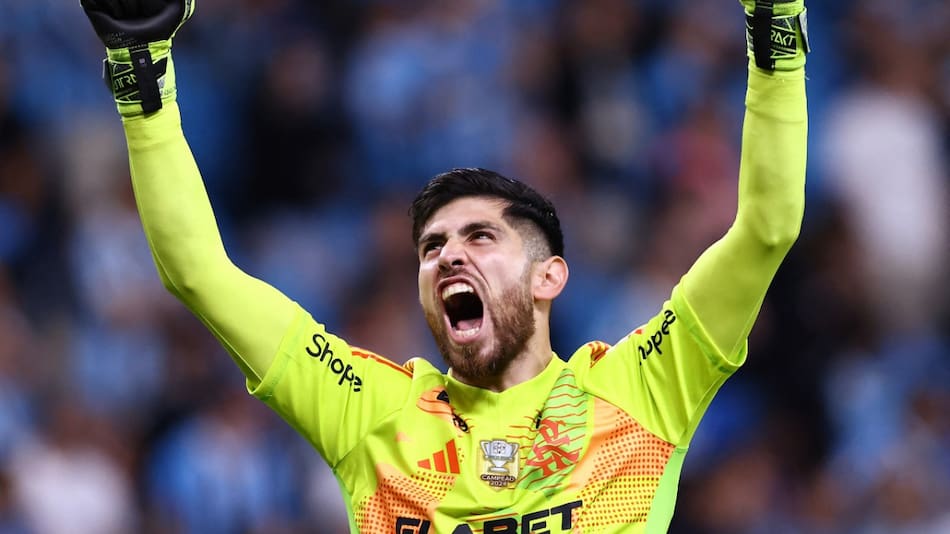 Agustín Rossi, arquero de Flamengo. Foto: Reuters (Diego Vara)