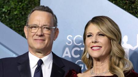 Tom Hanks y Rita Wilson, REUTERS