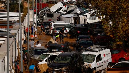 Inundaciones en Valencia, España. Foto: Reuters.