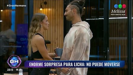 Momento emotivo en Gran Hermano. Foto: Captura.