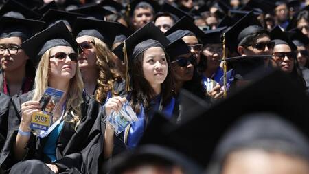 Estudiantes universitarios. Foto: Reuters