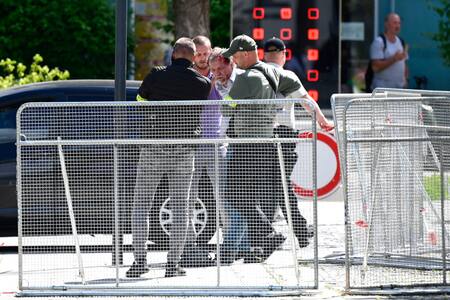 Atentado contra el primer ministro Robert Fico en Eslovaquia. Foto: REUTERS.