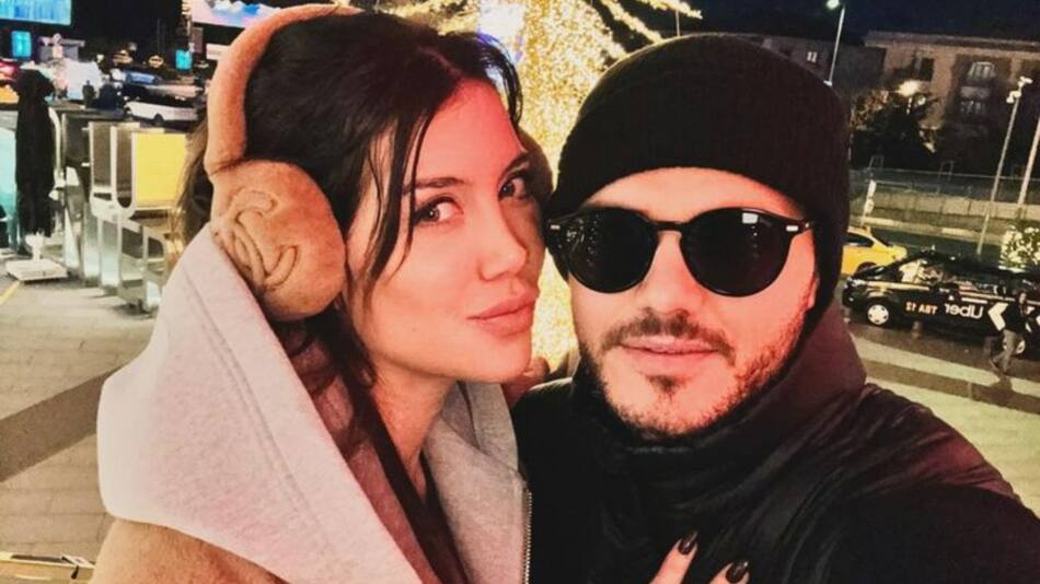 Wanda Nara y Mauro Icardi. Foto: Instagram.