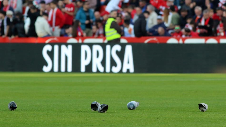 Un hincha murió en el partido entre Granada CF y Athletic Bilbao. Foto: EFE.