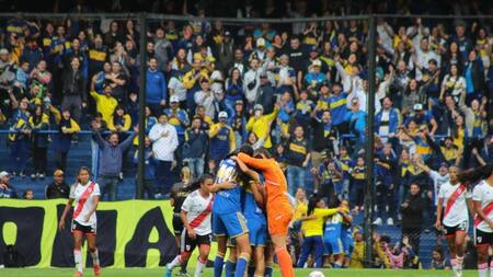 Superclásico femenino; Boca vs. River. Foto: Twitter @BocaFutFemenino.