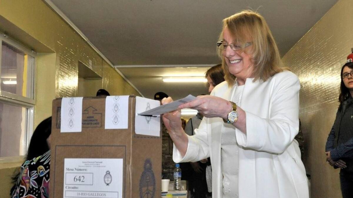 Voto de Alicia Kirchner