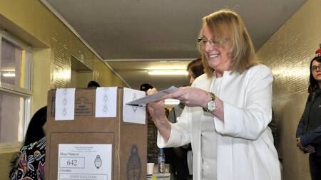 Voto de Alicia Kirchner