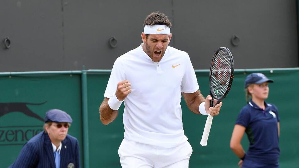 Juan Martín Del Potro - Wimbledon (Reuters)