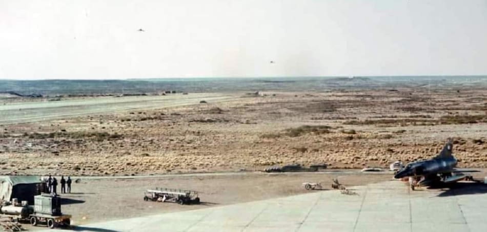 Base Aérea de San Julián en 1982. Foto: Facebook Malvinas en la mira