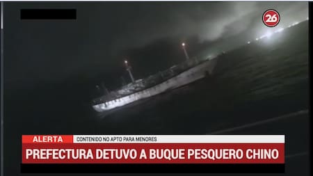 Prefectura - buque pesquero chino Canal 26