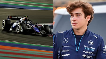 Cambios en el Williams de Franco Colapinto. Fotos: x Williams Racing y Reuters.