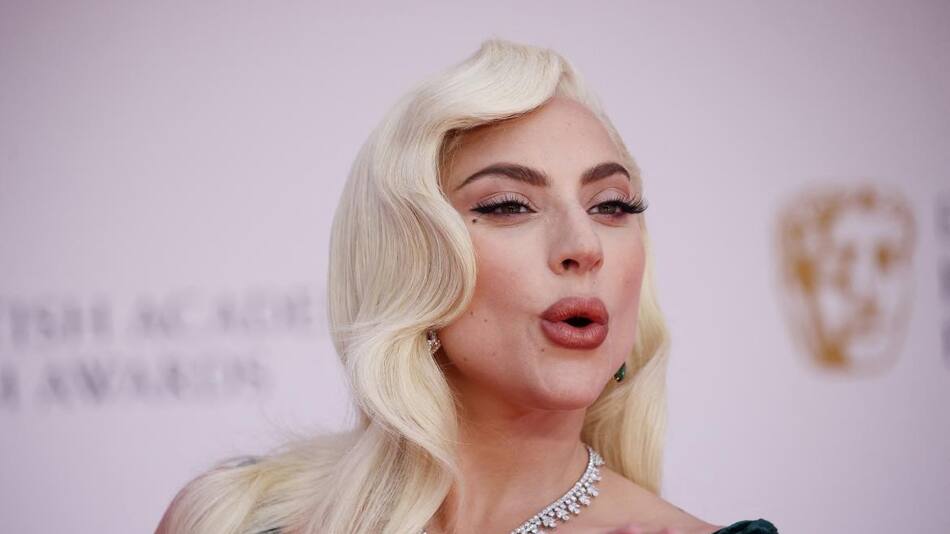 Lady Gaga en la 75 entrega de los BAFTA, Reuters