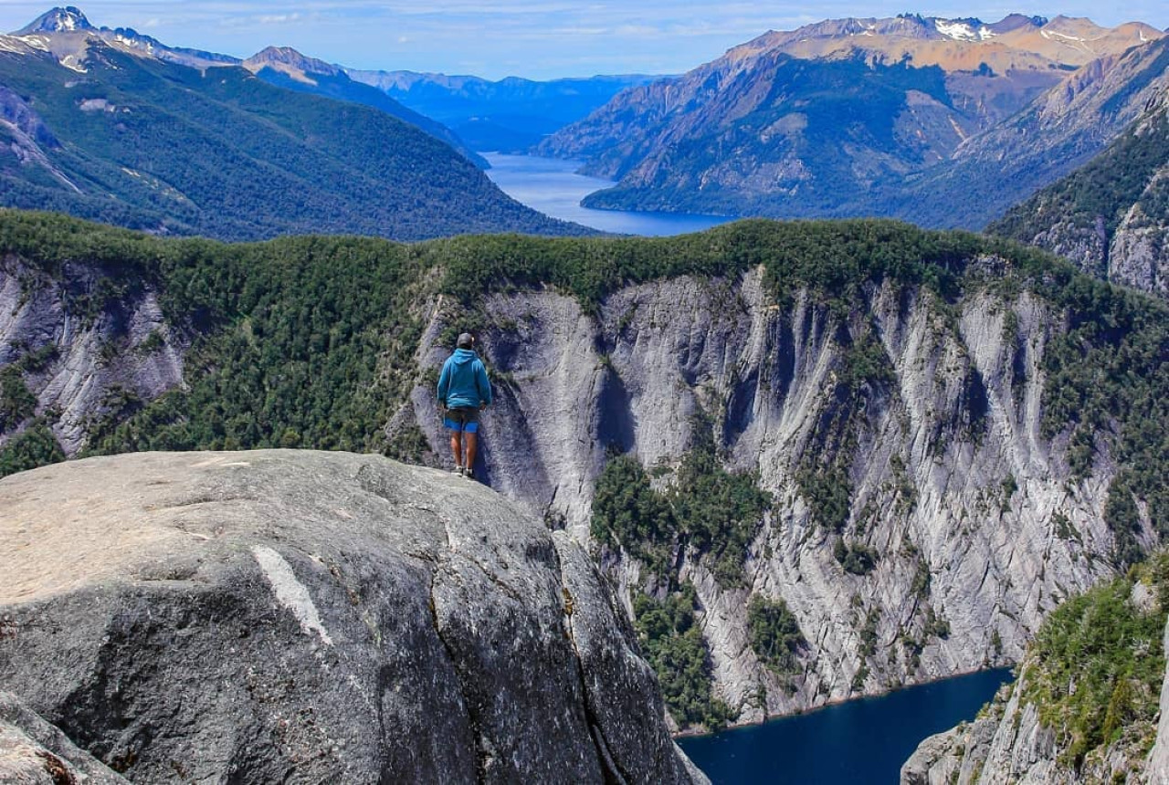Sendero Mirada del Doctor, en Bariloche. Foto: Facebook / Respira Argentina.