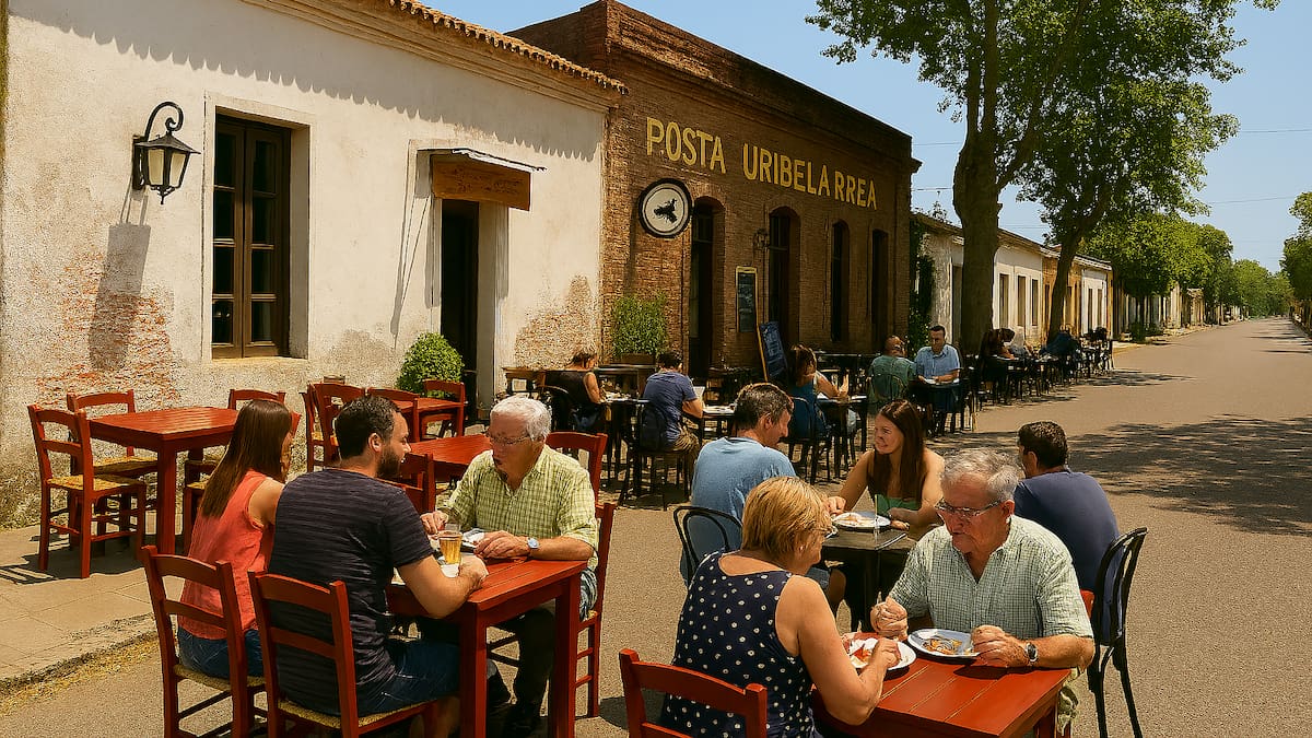 Cómo llegar al pueblo con mejor asado y pasta