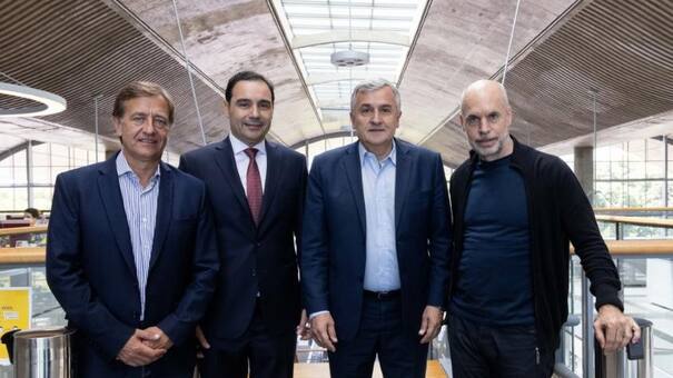 Horacio Rodríguez Larreta se reunió con los gobernadores de la UCR y reclamaron “un presupuesto realista”