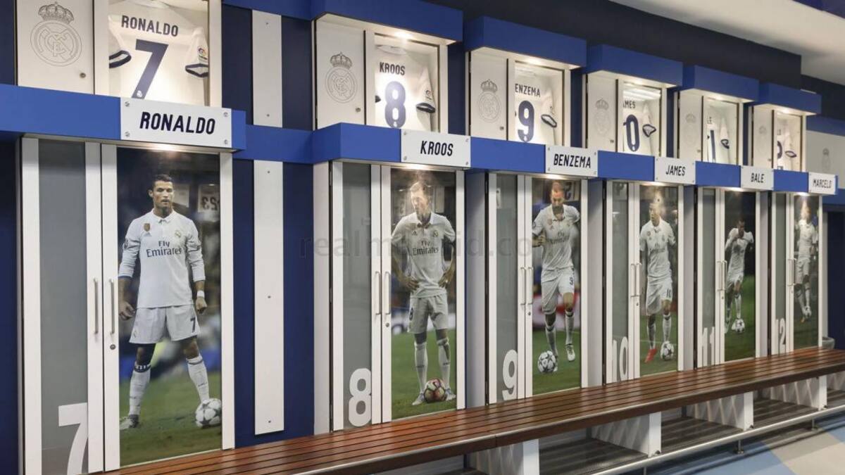 VESTUARIO REAL MADRID