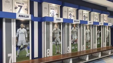 VESTUARIO REAL MADRID