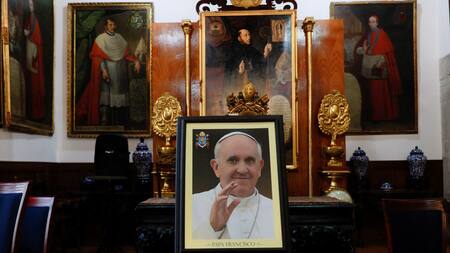 Homenaje al papa Francisco en Ciudad de México. Foto: Reuters (Henry Romero)