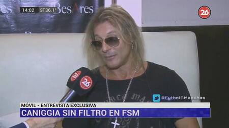 Claudio Caniggia, Fútbol Sin Manchas, Canal 26