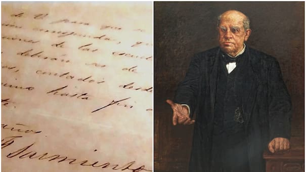 169 años después, encuentran una carta inédita de Sarmiento que lo muestra en un rol clave en su vida