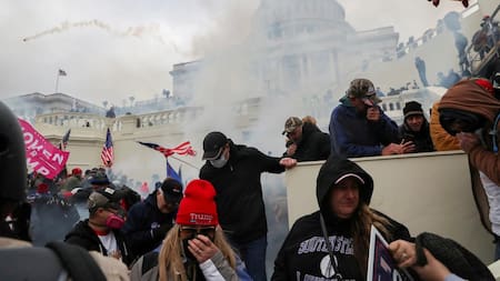 Partidarios de Trump ingresaron al Capitolio de Estados Unidos, REUTERS