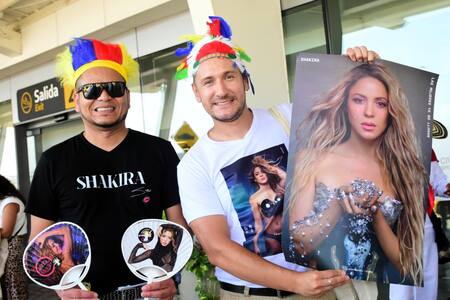 Fans esperaban a Shakira en Barranquilla, Colombia. Foto: EFE/Aleidys Coll