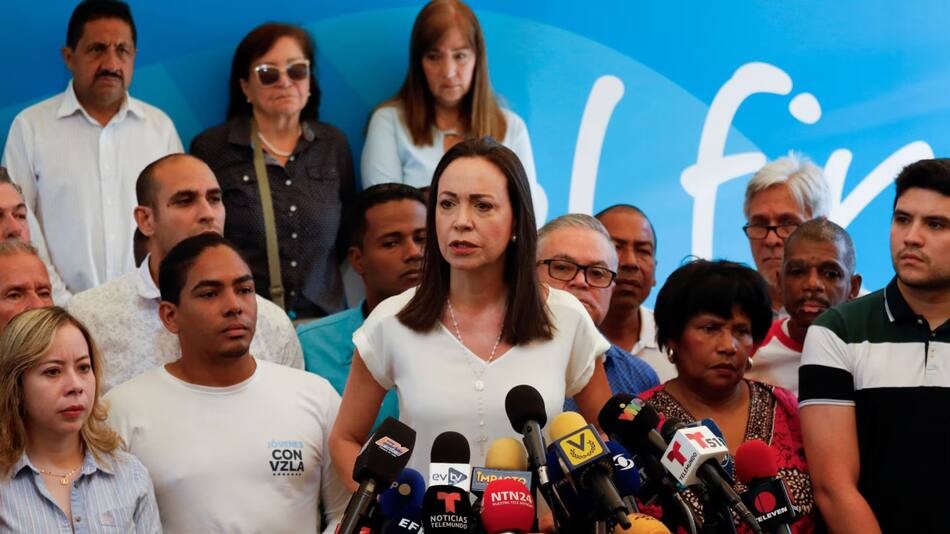 Oposición venezolana. Foto: EFE