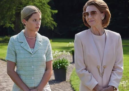 Delfina Chaves como Máxima Zorreguieta. Foto: X