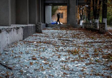 Ataque con drones en la guerra entre Rusia y Ucrania. Foto: Reuters.