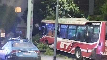 Choques entre colectivos 67 y 101. Foto: Twitter.