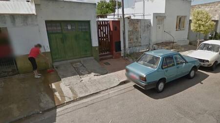 Lugar del femicidio en Olavarría. Foto: Google Maps