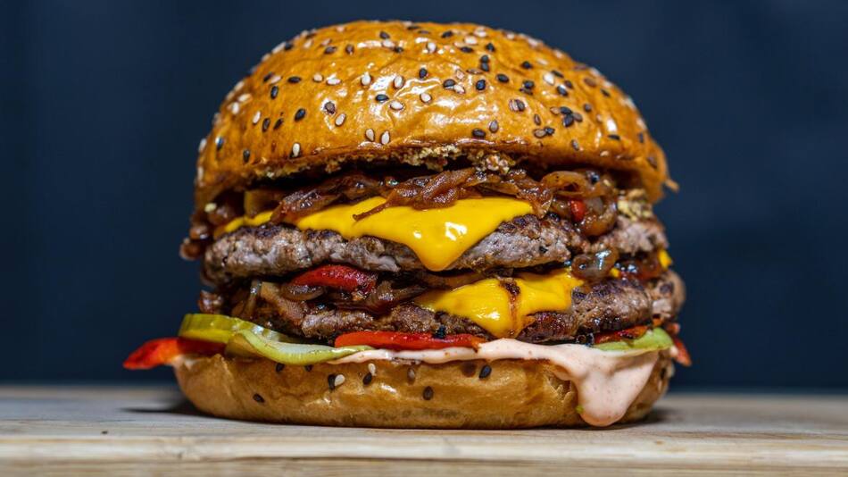 Hamburguesa. Foto: Unsplash.