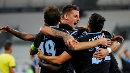 Olympique de Marsella vs. Lazio, Europa League, fútbol, deportes, Reuters