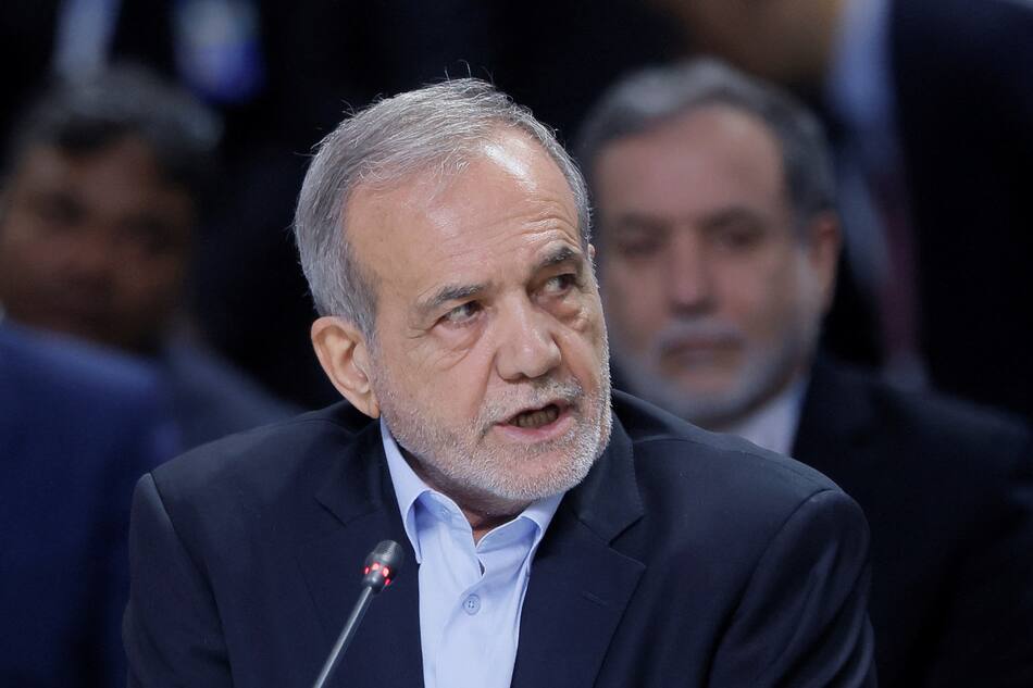 Masud Pezeshkian, presidente de Irán. Foto: REUTERS.