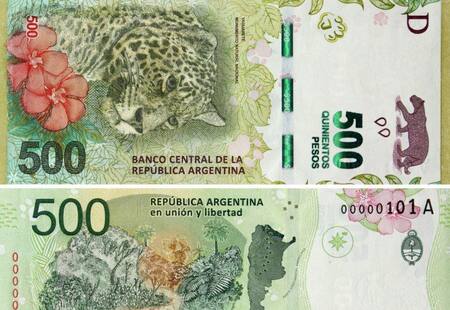 Billete de 500 pesos, NA