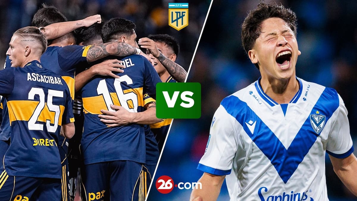 Boca Juniors vs Vélez Sarsfield por el Torneo Clausura 2026.